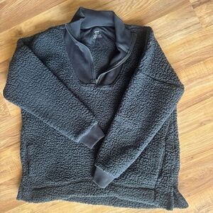 Woman’s Black Sherpa Sweater